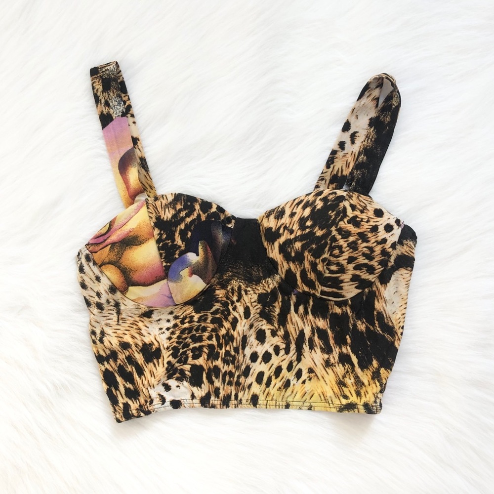 Leopard Crop Top - Picture 3 of 4